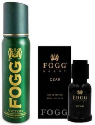 FOGG Victor 120Ml & Czar 30Ml Scent Fragance Body Spary (Pack Of 2) Body Spray  -  For Men & Women(150 ml, Pack of 2)