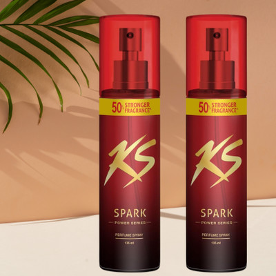 KS premium_spark_power series-135*2ml Body Spray  -  For Men & Women(270 ml, Pack of 2)