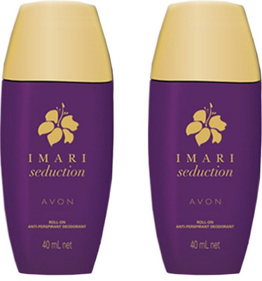 AVON Imari Seduction (set of 2 of 40 ml each) Deodorant Roll-on  -  For Women(80 ml, Pack of 2)