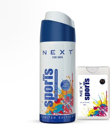 NEXT COMBO Deodorant Spray  -  For Men & Women(170 ml, Pack of 2)