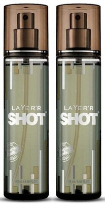 LAYER'R SHOT POWER PLAY 135ml x Pack of 2 Body Spray -... Deodorant Spray  -  For Men(270 ml, Pack of 2)