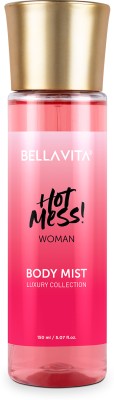 Bella vita organic Hot Mess Body Mist with Floral, Citrus & Woody notes|Long Lasting fragrance| Body Mist  -  For Women(150 ml)