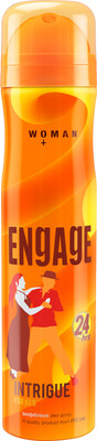 Engage Intrigue for Her, Sweet and Sophisticated, Skin Friendly, 150ml Deodorant Spray  -  For Women(150 ml)