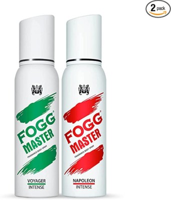FOGG MASTER (NAPOLEON + VOYAGE) 240 ml Body Spray  -  For Men(240 ml, Pack of 2)