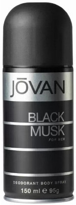 Jovan black musk spray Body Spray  -  For Men(150 ml)
