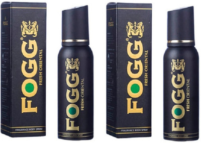 FOGG Black Collection Fresh Oriental (Pack of 2) Deodorant Spray  -  For Men(120 ml, Pack of 2)