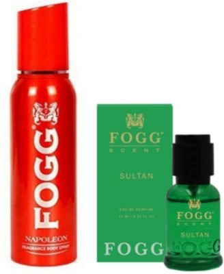 FOGG Napoleon 120Ml & Sultan 30Ml Scent Fragance Body Spary (Pack Of 2) Body Spray  -  For Men & Women(150 ml, Pack of 2)