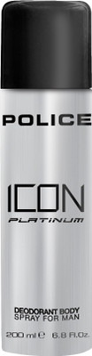 POLICE Icon Platinum Deodorant Spray  -  For Men(200 ml)