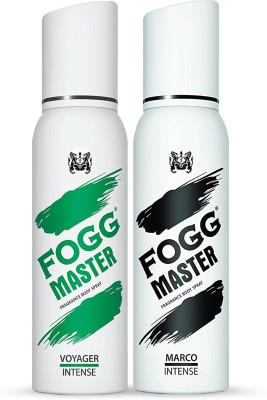FOGG Master Marco & Voyager Intense No Gas Body Spray  -  For Men(240 ml, Pack of 2)