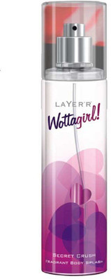 Layer'r Shot WOTTAGIRL SECRET CRUSH Deodorant Spray  -  For Women(135 ml)