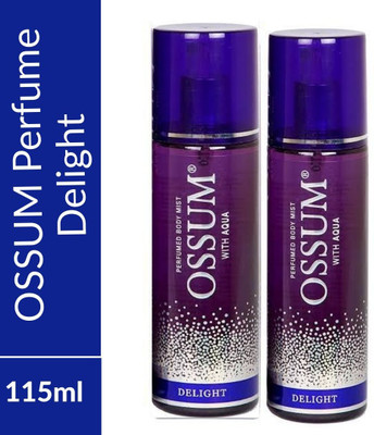 OSSUM DELIGHT PERFUME EACH 115ML P=2 Body Mist  -  For Women(230 ml, Pack of 2)