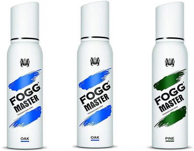FOGG MASTER CEDAR 120ML 2PC + MASTER PINE 120ML 1PC BODY SPRAY Body Spray  -  For Men(360 ml, Pack of 3)