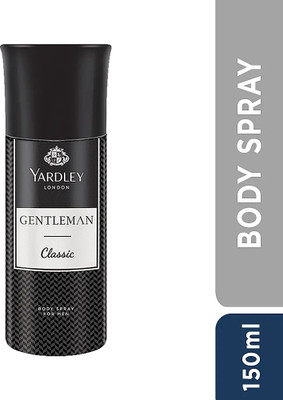 Yardley London Gentleman Classic Deo 150ml Body Spray  -  For Men(150 ml)