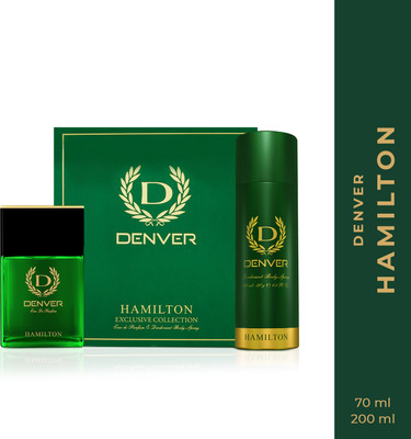 DENVER Hamilton Gift Set Perfume 70 ml + 200 ml Perfume  -  270 ml(For Men)