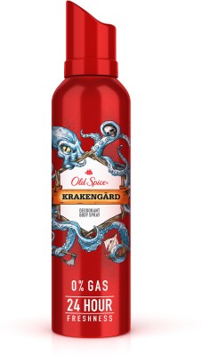 OLD SPICE Krakengard Deodorant Spray  -  For Men(140 ml)