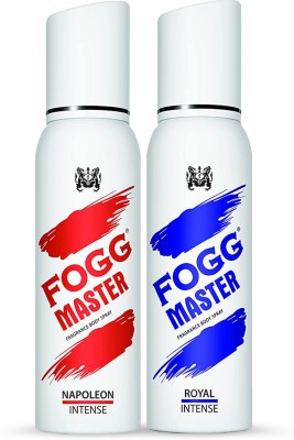 FOGG Master Royal & Napoleon Intense No Gas Body Spray  -  For Men(240 ml, Pack of 2)