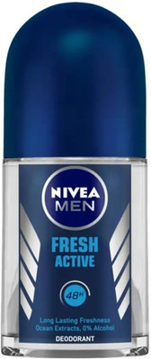 NIVEA Men Fresh Active 48H Freshness Deodorant Roll-on  -  For Men(25 ml)