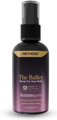 MENHOOD The Baller (Bubble Gum), Balls Spray For Men Private Parts, Intimate Body Mist Deodorant Spray  -  For Men(50 ml)