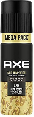 AXE Gold Temptation Long Lasting Deodorant Bodyspray For Men 215 ml Body Spray  -  For Men(215 ml)