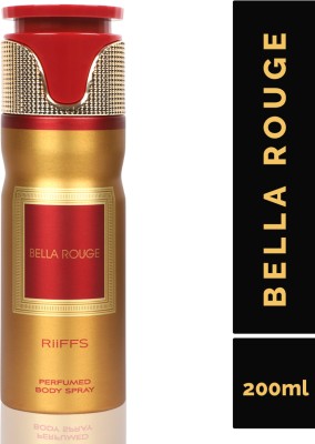 RiiFFS Bella Rouge Premium Deodorant, Long Lasting, Fresh & Soothing Fragrance Body Spray  -  For Women(200 ml)