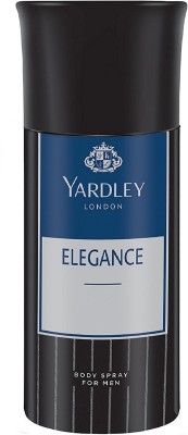 Yardley London Men Elegance 150ML Deodorant Spray  -  For Men(150 ml)