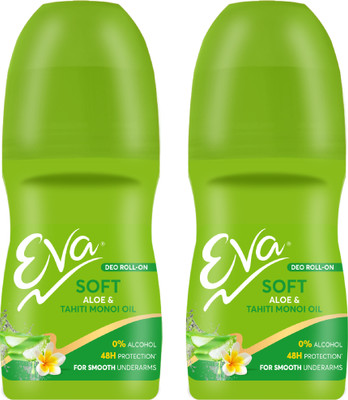 EVA Soft Deo Roll On Deodorant Roll-on  -  For Women(100 ml, Pack of 2)