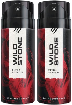 Wild Stone Ultra Sensual Deodorant Deodorant Spray  -  For Men(450 ml, Pack of 2)