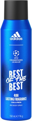 ADIDAS UEFA Best of the Best Deodorant Spray  -  For Men(150 ml)