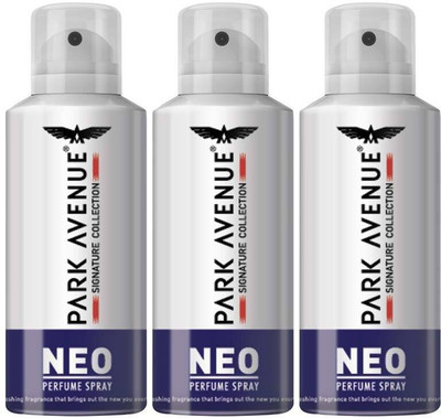 PARK AVENUE New Neo Signature Buy 2 Get 1 Free Combo Deodorant Spray  -  For Men(130 ml, Pack of 3)
