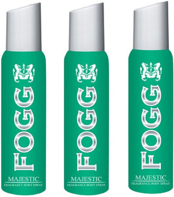 FOGG MAJESTIC DEODORANT 600ml Deodorant Spray  -  For Men(600 ml, Pack of 3)