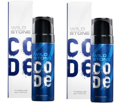 Wild Stone Code Titanium Combo Body Spray Body Spray  -  For Men(300 ml, Pack of 2)