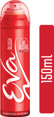 EVA Deodorants for Blush, pH Balanced, No Alcohol, Skin Friendly Deodorant Spray - For Women(150 ml)