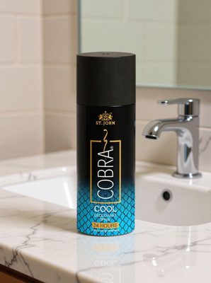 ST-JOHN Cobra Deodorant Cool (150ml) Deodorant Spray - For Men (150 ml) Deodorant Spray - For Men(150 ml)