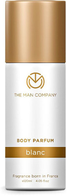 THE MAN COMPANY Blanc Long-Lasting | Lasts Upto 1000 Sprays | Office Wear Deodorant Spray  -  For Men(120 ml)