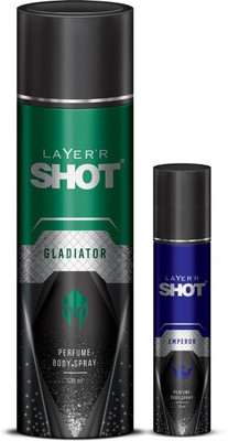 LAYER'R Shot - Gladiator Body Spray - For Men Deodorant Spray  -  For Men(120 ml)
