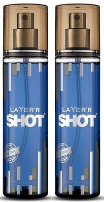 LAYER'R SHOT DEEP DESIRE 135ml x Pack of 2 Body Spray  -  For Men(270 ml, Pack of 2)