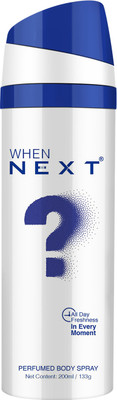 NEXT WHEN? Next Perfumed Body Spray 200 ML - For Men and Women Deodorant Spray - For Men & Women(200 ml)
