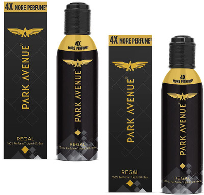PARK AVENUE REGAL NO GAS PREMIUM PERFUME 130ML SET OF 2 Deodorant Spray  -  For Men(260 ml, Pack of 2)