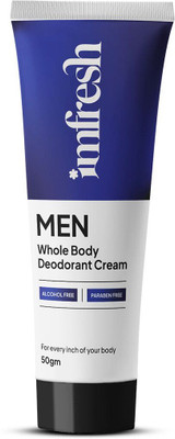 imfresh Men Long-Lasting Body Fragrance that Control Odour & Helps Reduce Pigmentation Deodorant Cream  -  For Men(50 g)