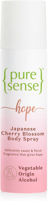 PureSense Hope Japanese Cherry Blossom Body Spray Long Lasting No Gas Deodorant Spray  -  For Men & Women(150 ml)