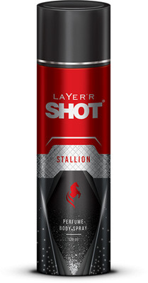 LAYER'R Shot - Stallion Body Spray - For Men(120 ml)