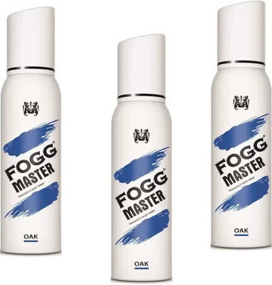 FOGG Master OAK Deodorant Body Spray  -  For Men(360 ml, Pack of 3)