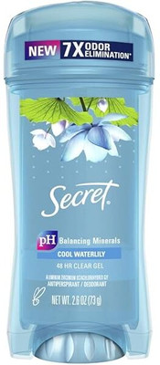 Secret Fresh Clear Gel Antiperspirant and Deodorant Cool Waterlily Scent Deodorant Stick  -  For Women(73 g)