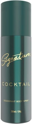 SIGNATURE Cocktail Long Lasting Fragrance Skin Friendly Daily Use Deodorant Body Spray  -  For Men & Women(200 ml)