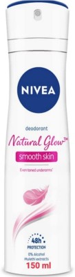 NIVEA Natural Glow Smooth Skin Deo 150 ML Body Spray  -  For Men & Women(150 ml)