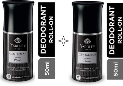 Yardley London (GENTLEMAN CLASSIC Roll-On 50ml) Pack Of 2 G Deodorant Roll-on  -  For Men(100 ml, Pack of 2)