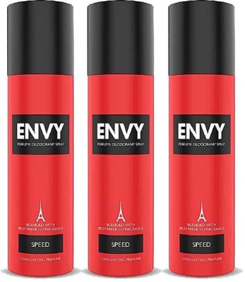 ENVY 1000 SPEED PERFUME DEODORANT SPRAY 120MLX3 Deodorant Spray  -  For Men(360 ml, Pack of 3)
