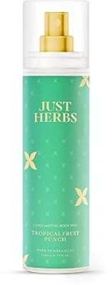 Just Herbs Long Lasting Tropical Fruit Punch Body Mist  -  For Men & Women(140 ml)