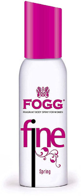 FOGG Fine Spring Deodorant Spray 120ml Pack of 1 FF Body Spray  -  For Women(120 ml)