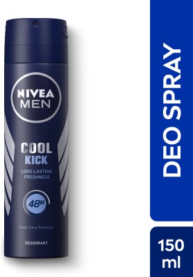 NIVEA Cool Kick Deodorant Spray  -  For Men(150 ml)